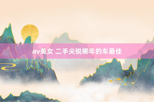 av美女 二手尖锐哪年的车最佳