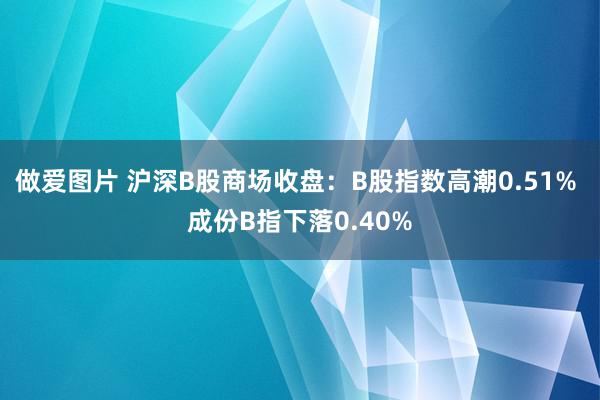 做爱图片 沪深B股商场收盘：B股指数高潮0.51% 成份B指下落0.40%