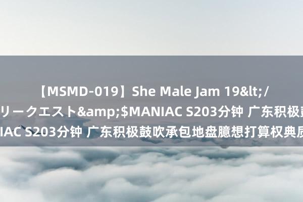 【MSMD-019】She Male Jam 19</a>2008-08-04グローリークエスト&$MANIAC S203分钟 广东积极鼓吹承包地盘臆想打算权典质融资