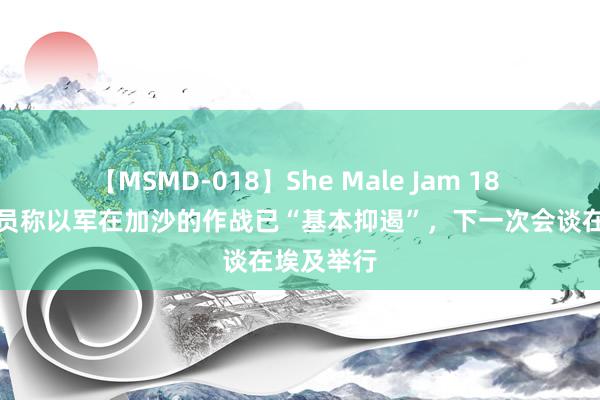 【MSMD-018】She Male Jam 18 以色列官员称以军在加沙的作战已“基本抑遏”，下一次会谈在埃及举行