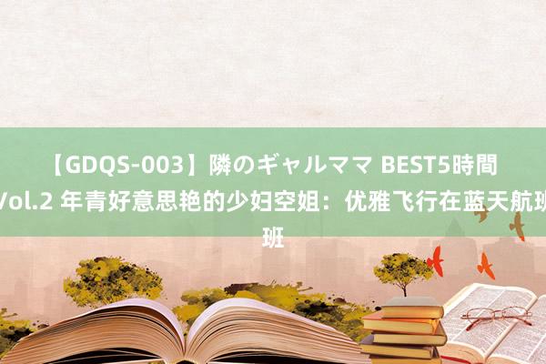 【GDQS-003】隣のギャルママ BEST5時間 Vol.2 年青好意思艳的少妇空姐：优雅飞行在蓝天航班